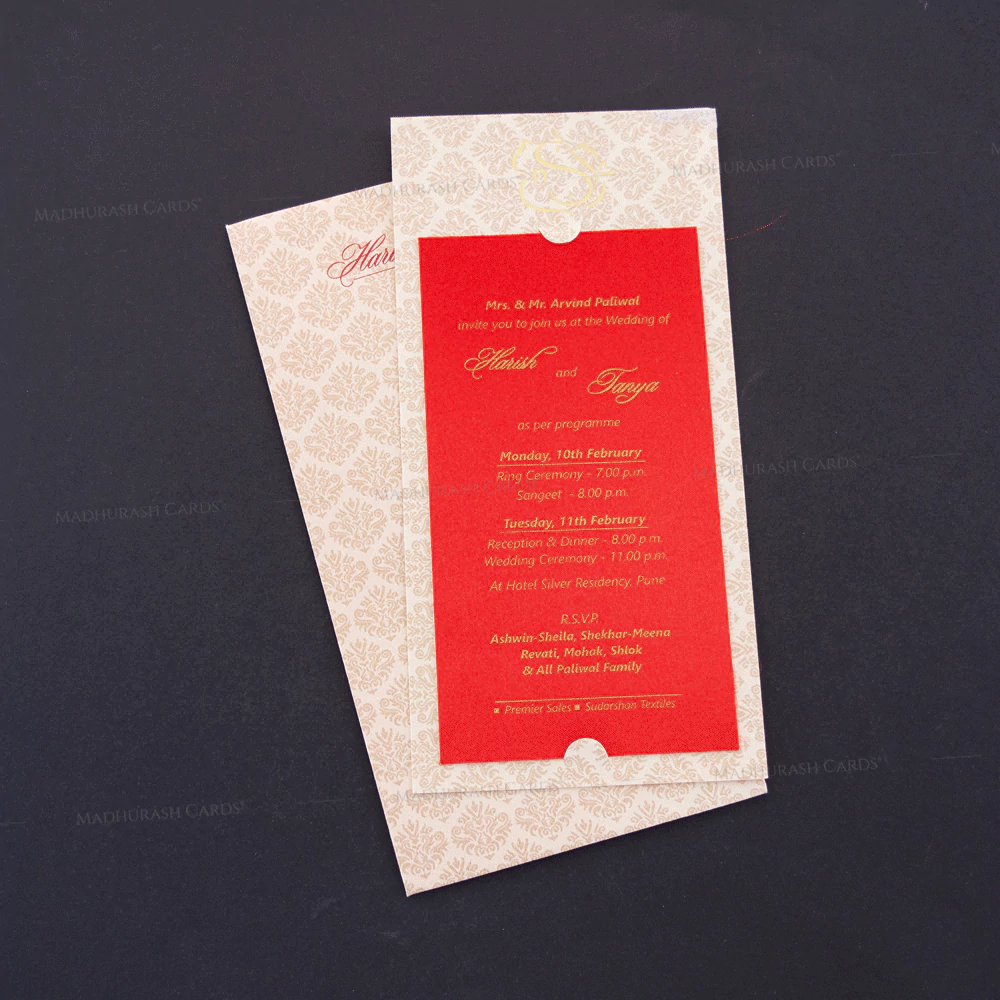 Designer Invitation Card 19764 Card Front