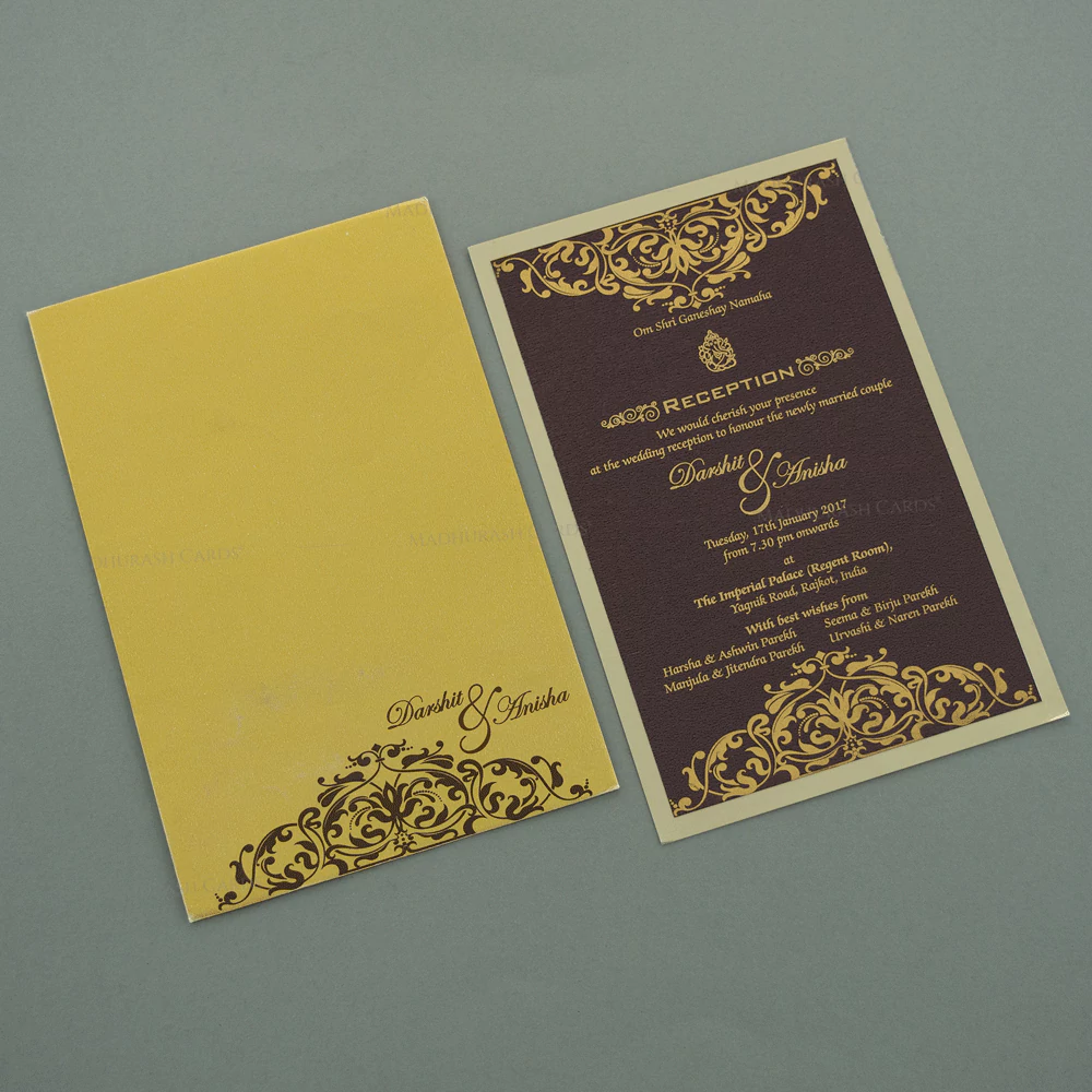 Designer Invitation Card 9784 Cardset