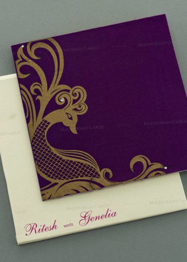 Designer Wedding Card 14164 Card Front