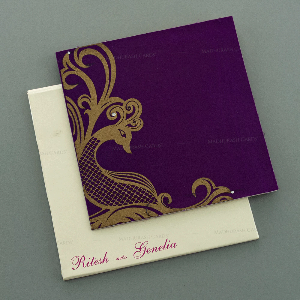 Designer Wedding Card 14164 Card Front