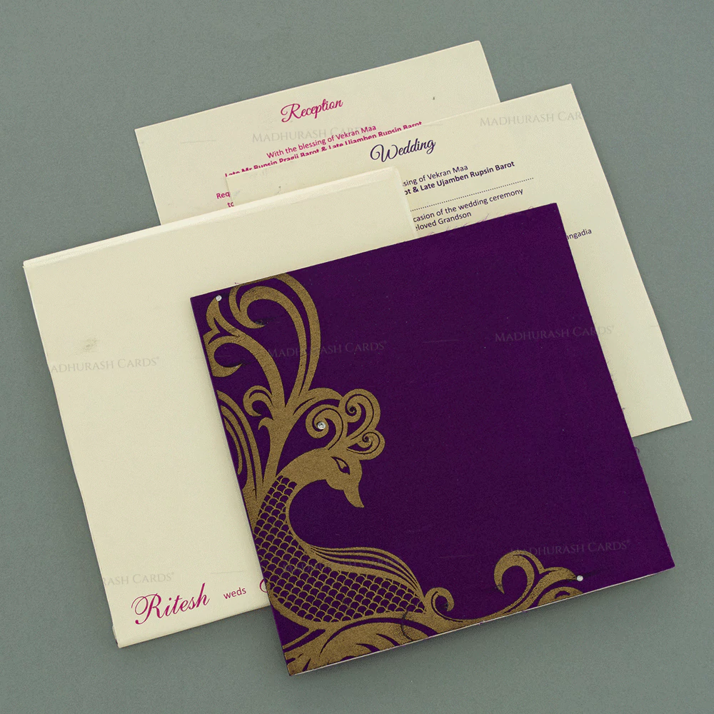 Designer Wedding Card 14164 Cardset