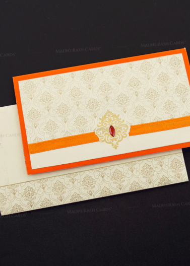 Designer Wedding Card 15064 Card Front