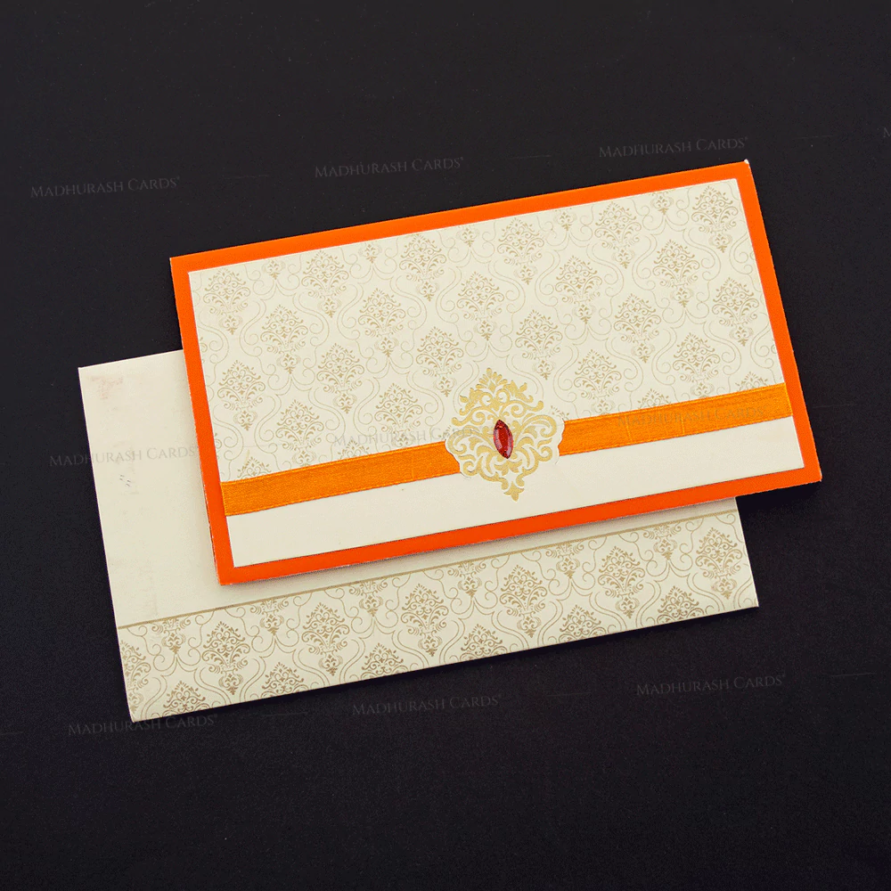 Designer Wedding Card 15064 Card Front