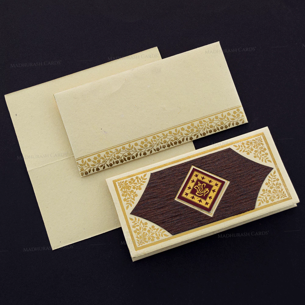 Designer Wedding Card 15396 Cardset