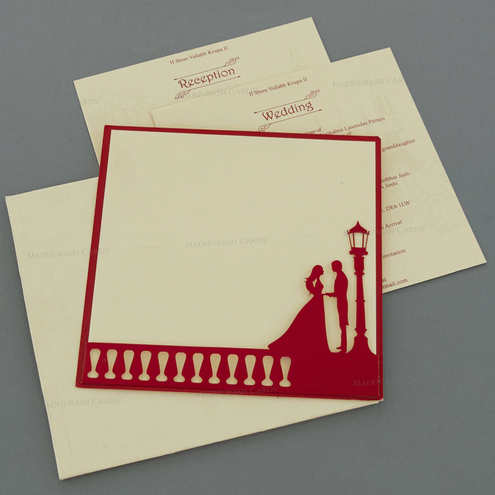 Designer Wedding Card 18043 Cardset