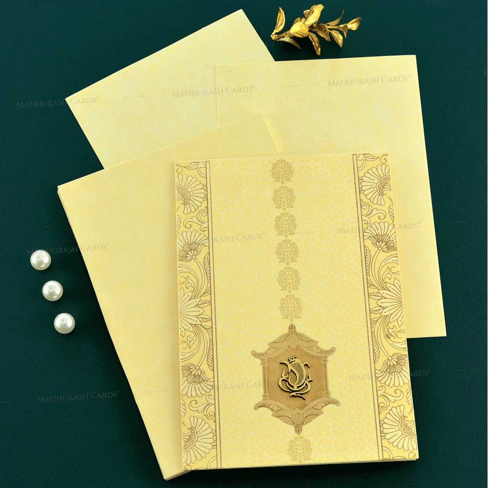 Designer Wedding Card 19087 Cardset