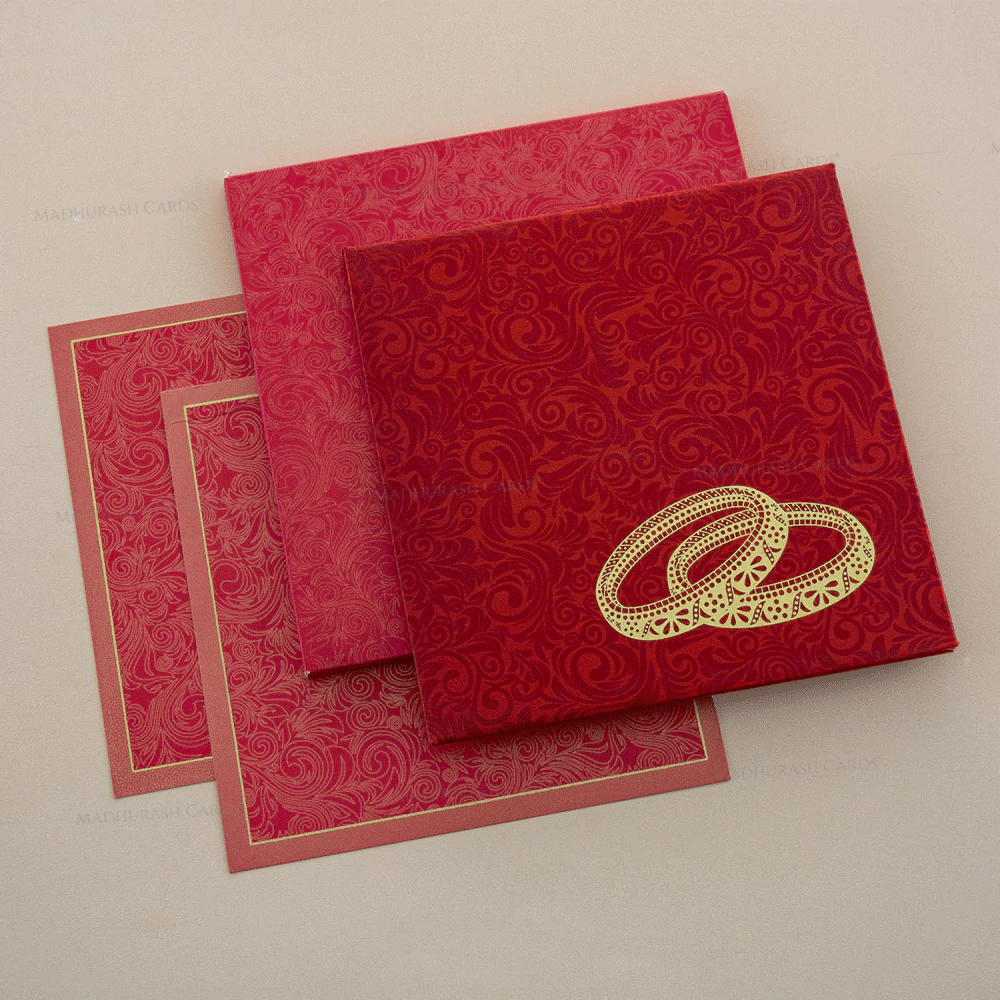Designer Wedding Card 7003 Cardset