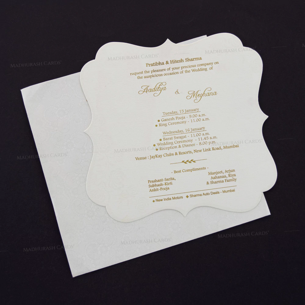 Elegant Invitation Card 19780 Card Front