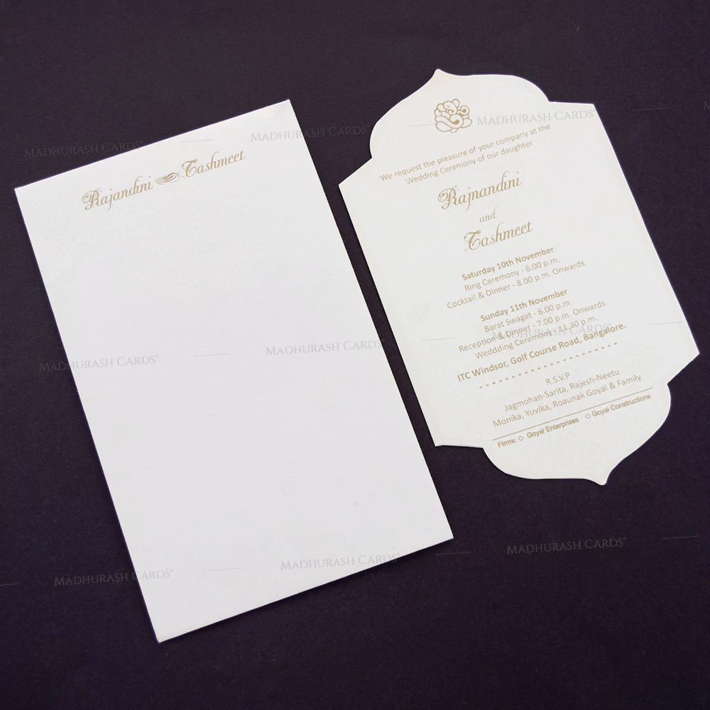 Elegant Invitation Card 19787 Cardset