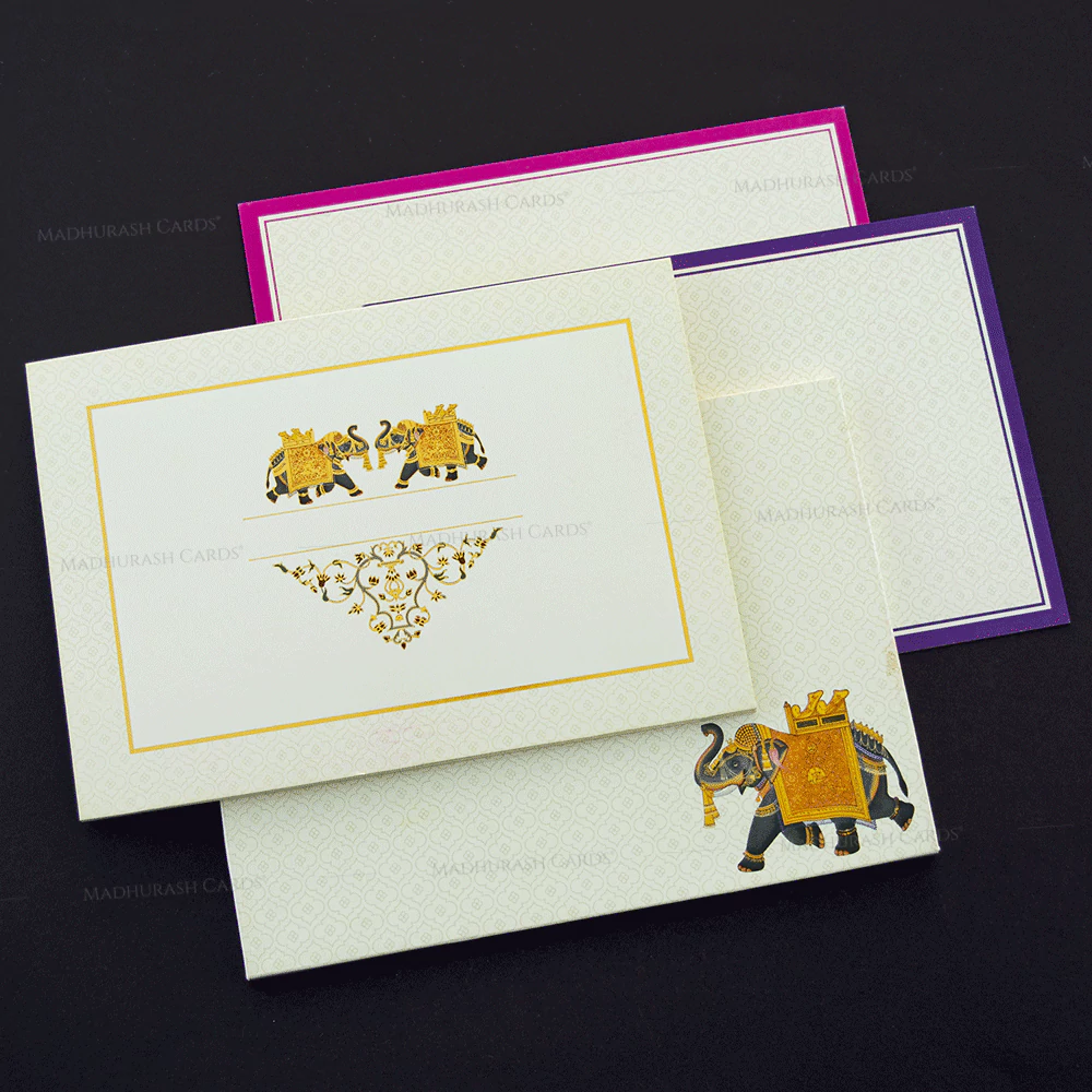 Elegant Wedding Card 15065 Cardset