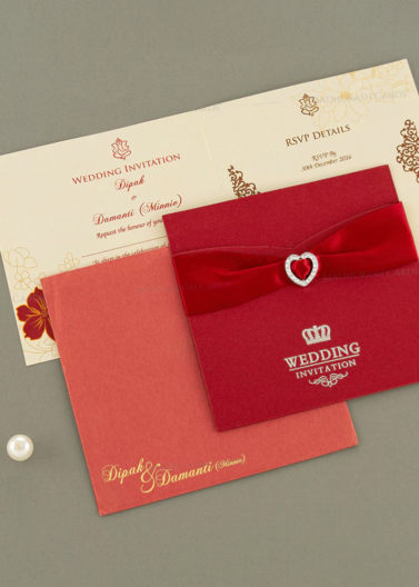 Elegant Wedding Invitation 15096 Cardset