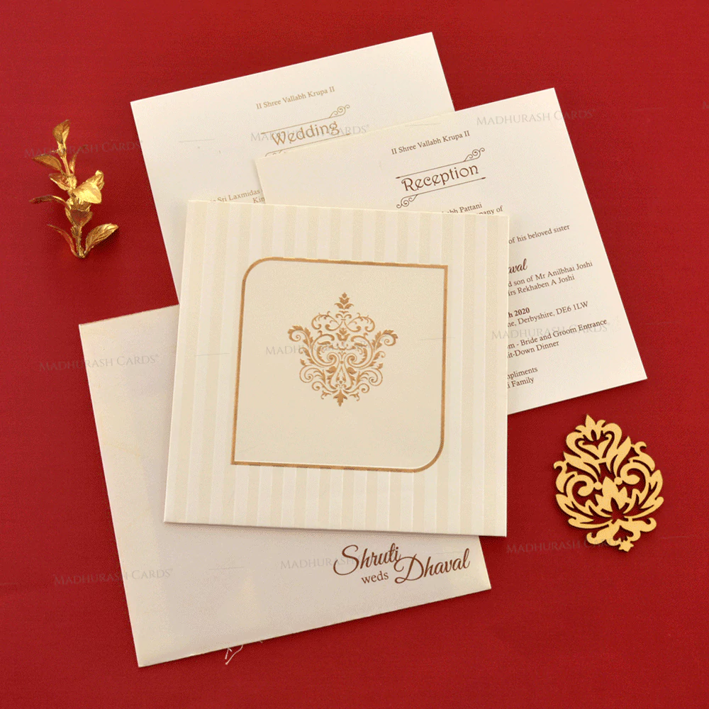 Elegant Wedding Invitation 19116 Cardset