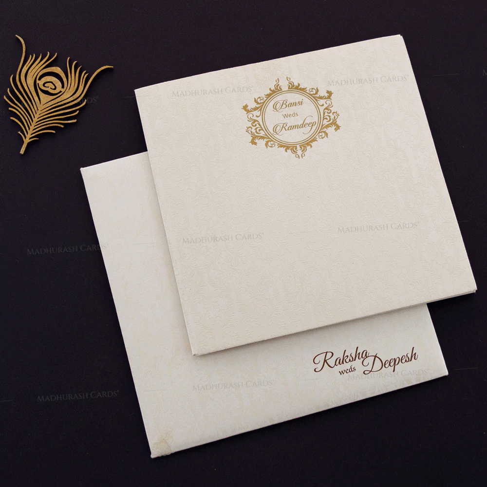 Elegant wedding card 18178 Card Front