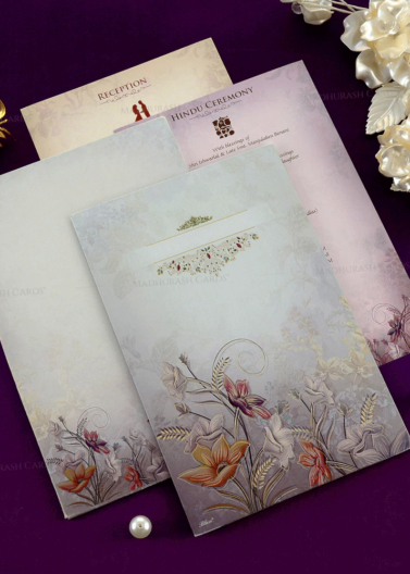 Floral Wedding Invitation 19148 Cardset