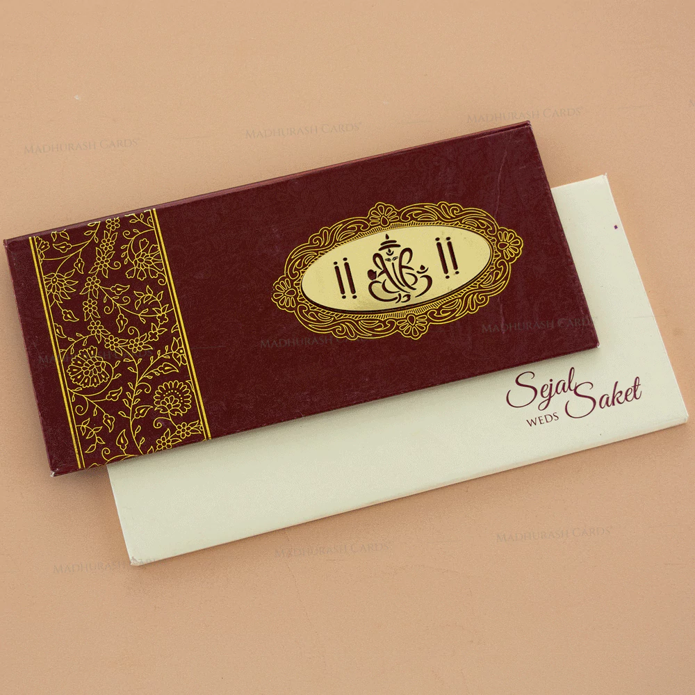 Hindu Wedding Card 14116 Card Front