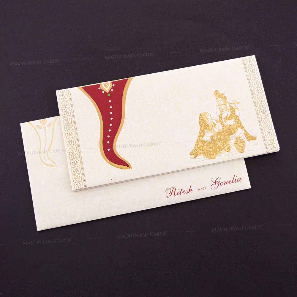 Hindu Wedding Card 15218 Card Front