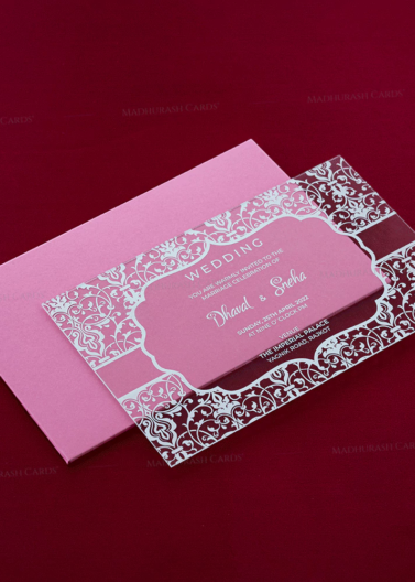 Luxury Acrylic Wedding Invite 9181 Card Set