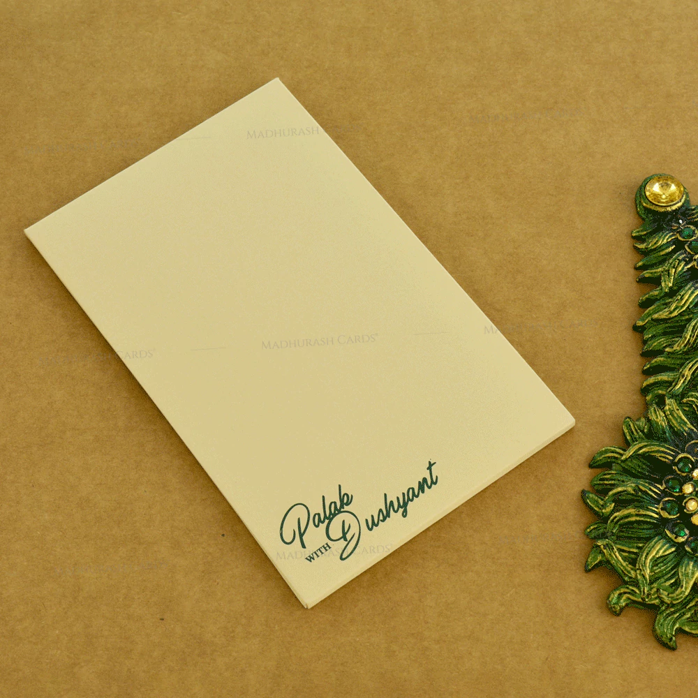 Themed Acrylic wedding card 8870 Envelope