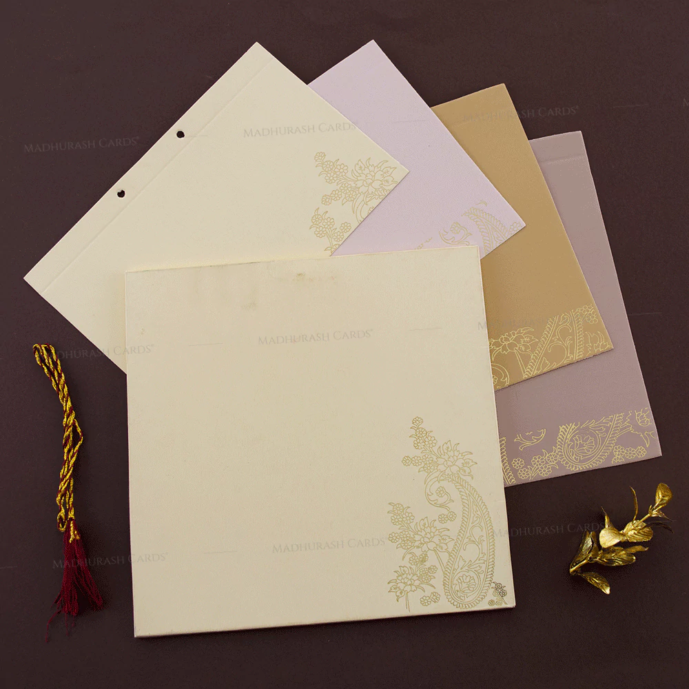 Designer Wedding Card 16137 Cardset