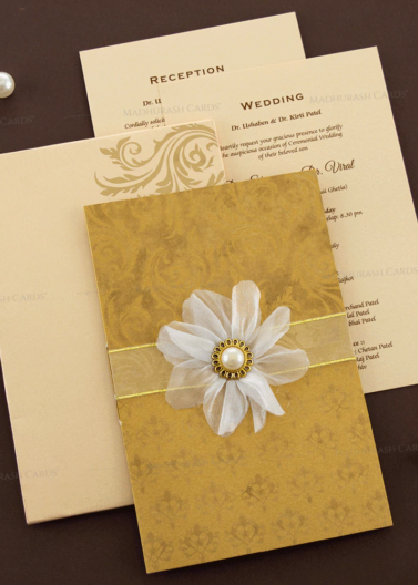 Elegant Wedding Card 16085 Cardset