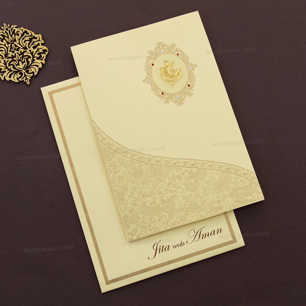 Elegant Wedding Invitation 16109 Card Front
